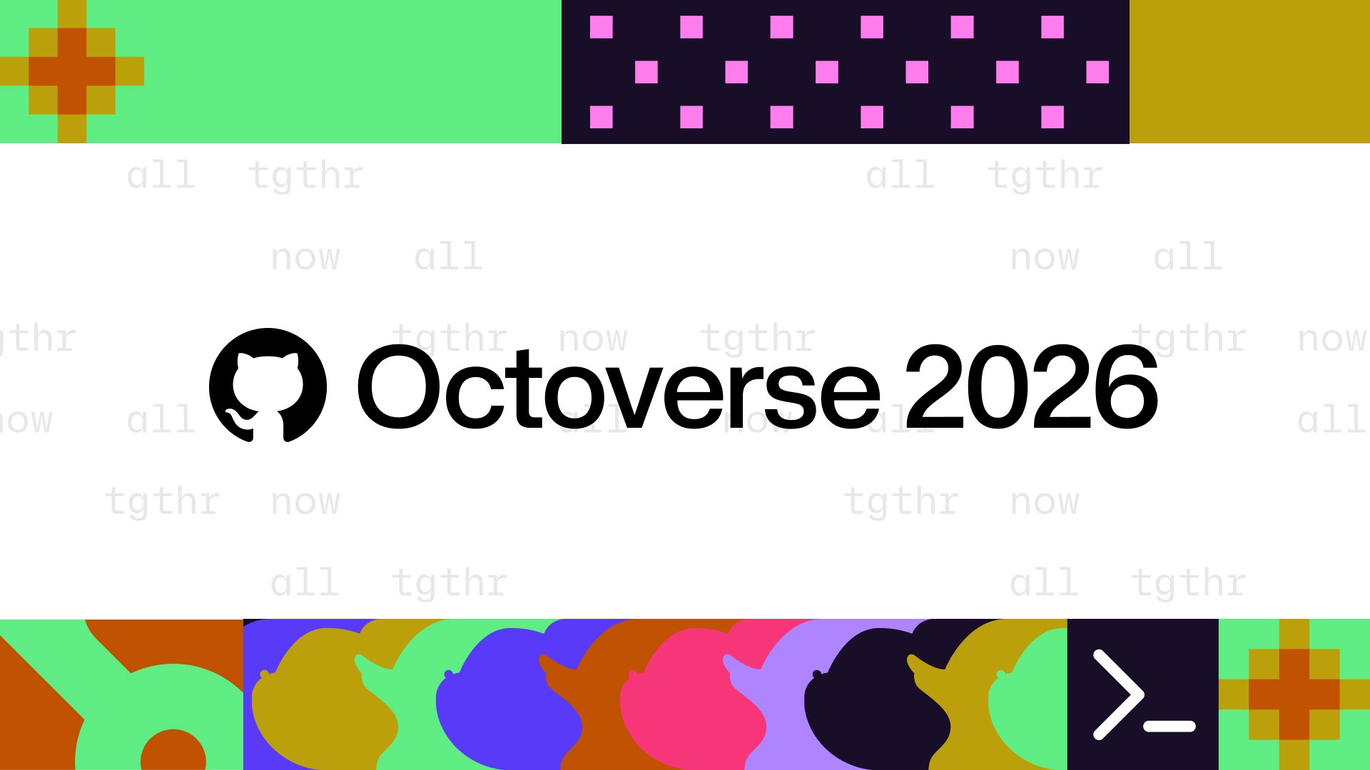 Header visual laporan Octoverse 2026 GitHub.