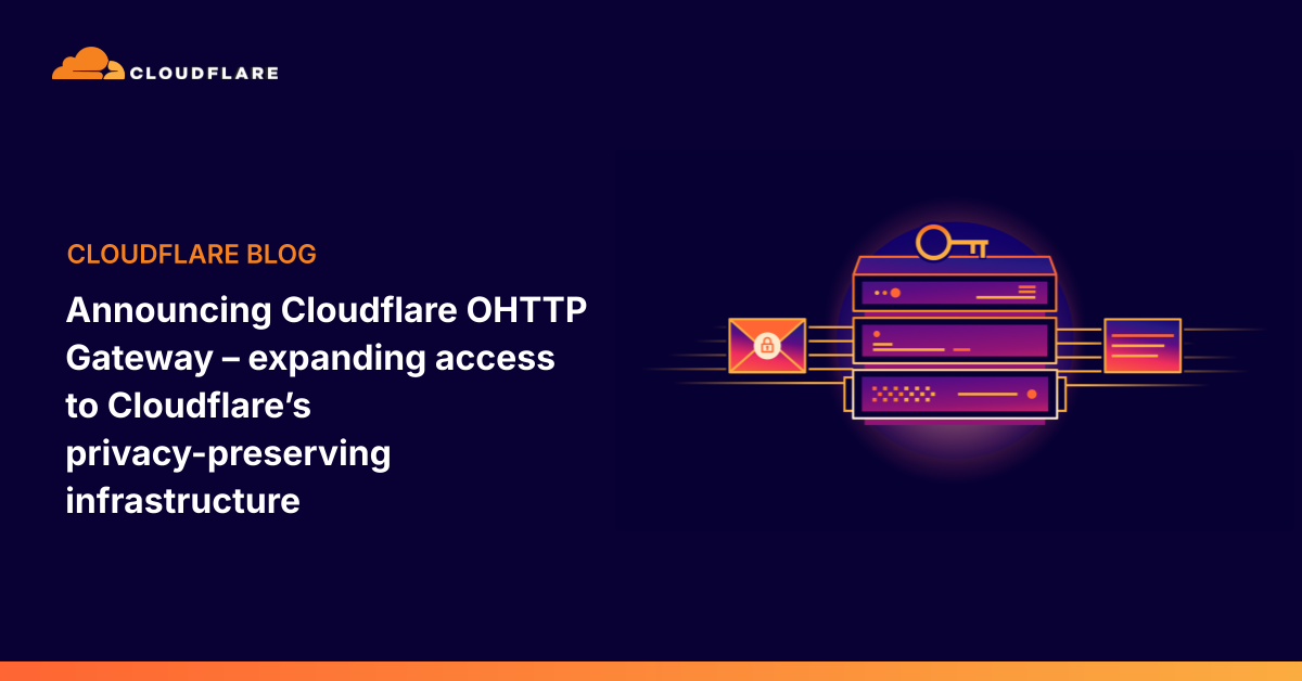 Diagram alur Cloudflare OHTTP Gateway antara relay dan aplikasi