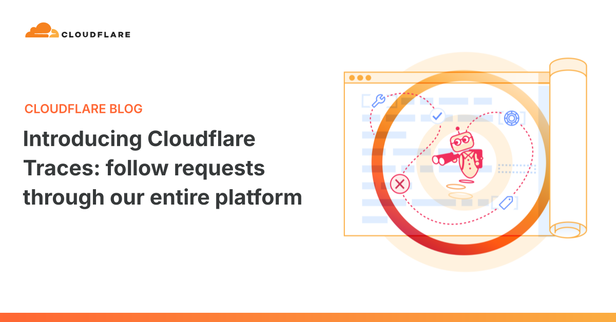Ilustrasi PeDeDe tentang jejak request yang bergerak dari edge Cloudflare ke origin