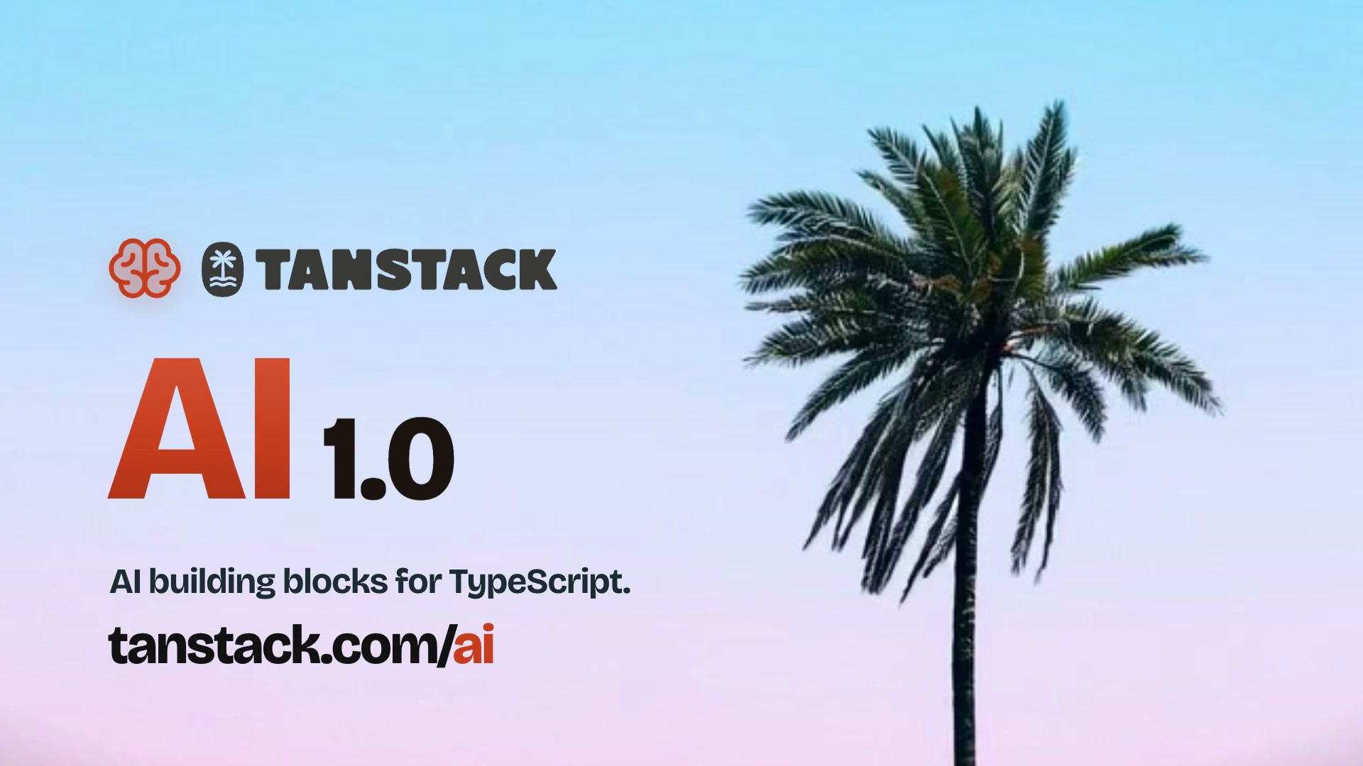 Poster resmi peluncuran TanStack AI 1.0