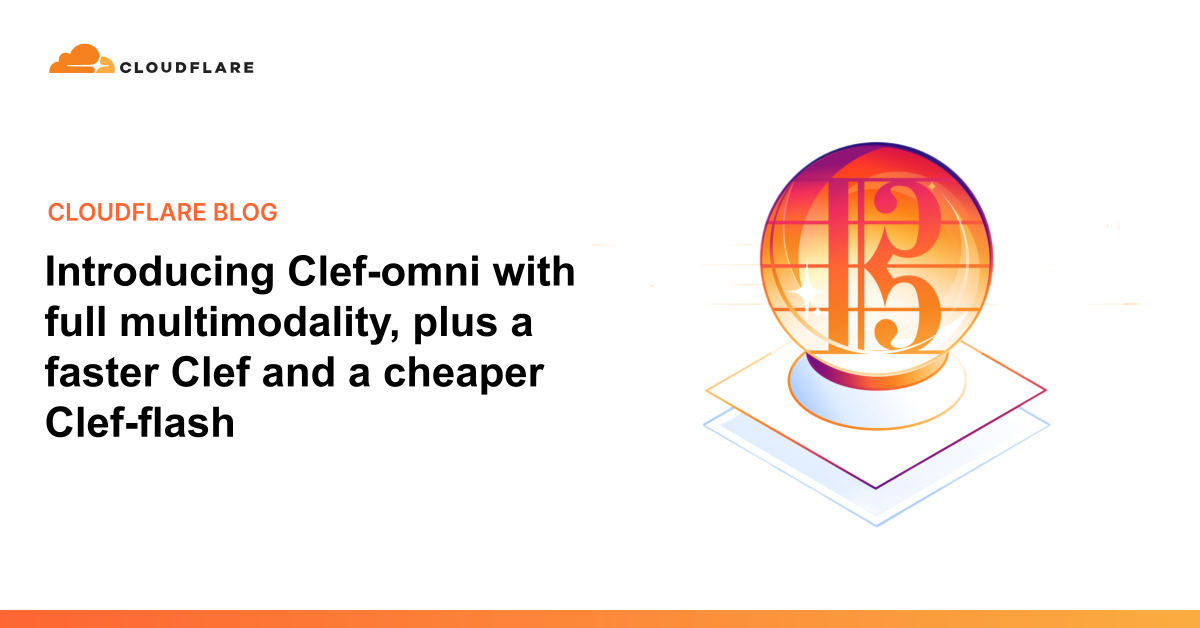 Ilustrasi pengambilan keputusan multimodal Clef-omni di Cloudflare Workers AI