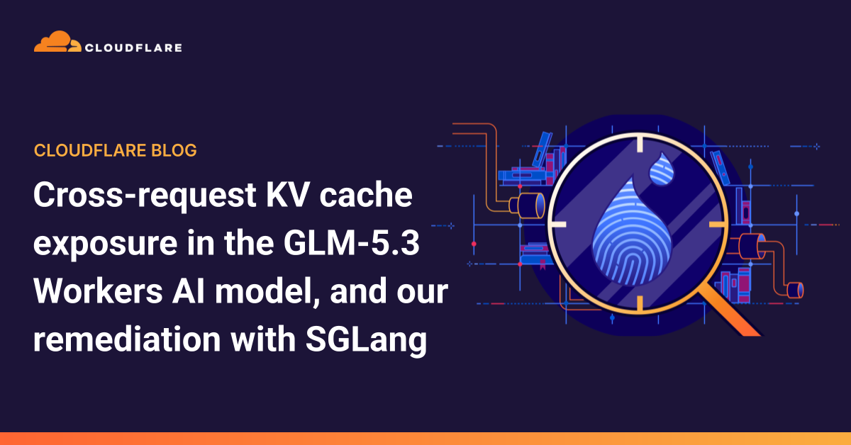 Ilustrasi arsitektur KV cache pada layanan AI Cloudflare