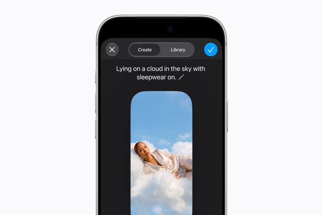 Tampilan Image Playground di iOS 27 dari Apple Newsroom